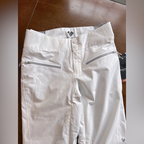 OBERMEYER WOMEN’S BLISS SNOW PANTS WHITE - Picture 7 of 8